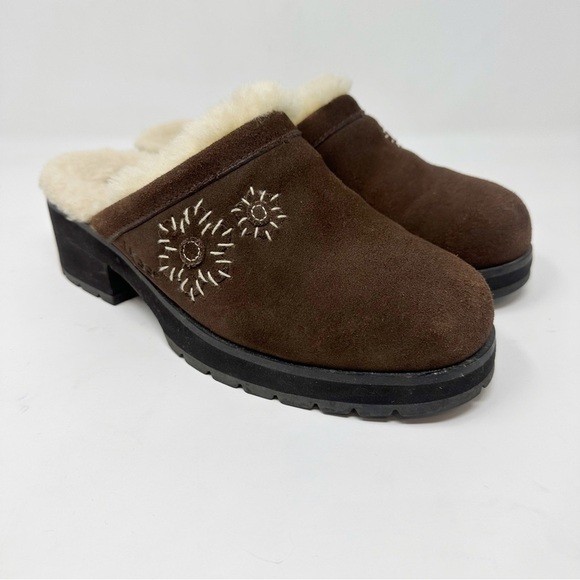 UGG Solvang Suede Clogs - Picture 1 of 8